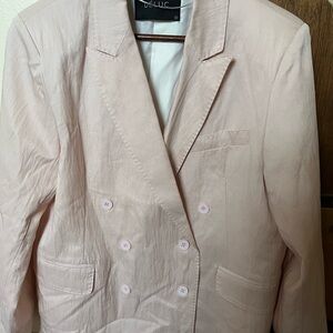 Deluc Women's French Pink Blazer L